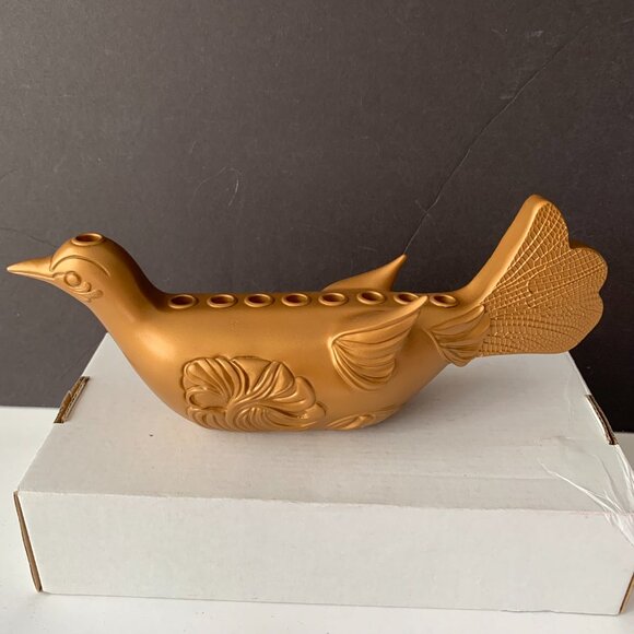 HANUKKAH CANDLE HOLDER BIRD  Opalhouse Jungalow Dove Menorah Candle Holder Bird - Picture 3 of 10